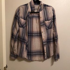Pink Abercrombie flannel